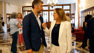 El consejero Miguel Ángel García Martín en un encuentro en el marco de los cursos de verano organizados por la Universidad Internacional Menéndez Pelayo