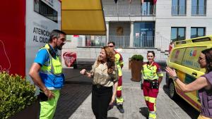 La consejera Matute en el Centro de Salud de Navas del Rey y el Consultorio Local de Chapinería