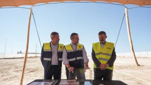 Rodrigo asiste al inicio de las obras de 103 viviendas que se van a construir en Loeches pertenecientes al Plan Vive Solución Joven El consejero Jorge Rodrigo durante la visita a las obras del Plan Vive Solución Joven en Loeches