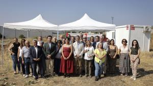 La Comunidad de Madrid invierte cerca de 3 millones de euros en la nueva sede de la Mancomunidad de la Sierra Norte que dará servicio a 42 municipios El consejero García Martín en su visita a la localidad de Lozoyuela