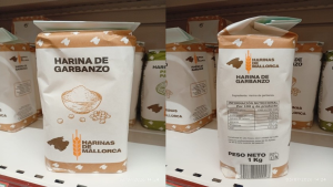 Envases de harina de garbanzo implicados en una alerta alimentaria por la presencia de gluten