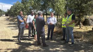 La Comunidad de Madrid renovará el puente de la Navata sobre el río Guadarrama en Galapagar para mejorar la accesibilidad y la seguridad vial El viceconsejero de Presidencia y Administración Local en las obras del puente de la Navata sobre el río Guadarrama en Galapagar