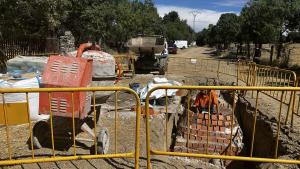 La Comunidad de Madrid renovará el puente de la Navata sobre el río Guadarrama en Galapagar para mejorar la accesibilidad y la seguridad vial El viceconsejero de Presidencia y Administración Local en las obras del puente de la Navata sobre el río Guadarrama en Galapagar