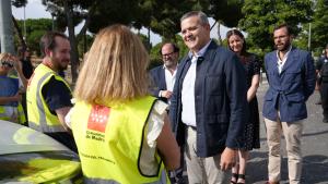 Jorge Rodrigo durante una inspeccion en Majadahonda
