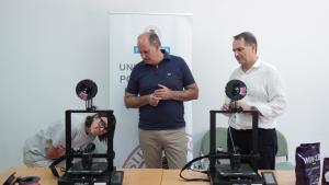 López-Valverde visita en Cercedilla el campamento tecnológico de la UPM López-Valverde visita en Cercedilla el campamento tecnológico de la UPM