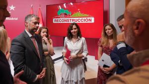 La presidenta Isabel Díaz Ayuso en rueda de prensa