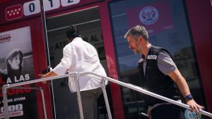 El consejero García Martín ha supervisado hoy dos Puntos de Ayuda tras el Incendio (PATI) en San Martín de Valdeiglesias y en Villa del Prado