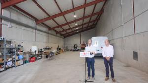 García Martín inaugura en Patones una nueva nave de almacenaje de maquinaria y materiales El consejero Miguel Ángel García Martín durante la inauguración en Patones de una nueva nave destinada a mejorar el mantenimiento de los servicios municipales