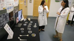 La consejera Mercedes Zarzalejo conoce los proyectos más destacados en la investigación de componentes con propiedades ignífugas