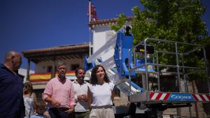 La presidenta Isabel Díaz Ayuso en la primera reunión de la Comisión Interdepartamental por la Reconstrucción tras los incendios  