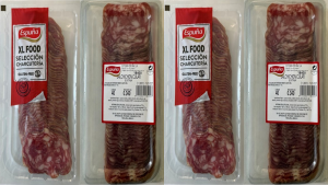 Envases de salchichón cular extra de la marca Espuña implicado en alerta alimentaria por presencia de leche no declarada