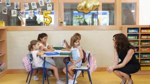 La presidenta Isabel Díaz Ayuso en el inicio del curso escolar 2026/27