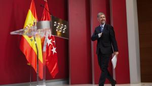 El portavoz Miguel Ángel García, tras la reunión del Consejo de Gobierno El portavoz Miguel Ángel García, tras la reunión del Consejo de Gobierno