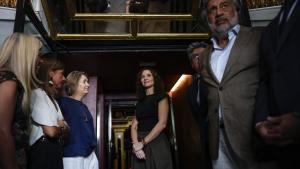 La presidenta Isabel Díaz Ayuso en la presentación de Madrid Beats