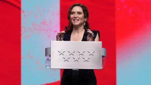 La presidenta Isabel Díaz Ayuso en los XXIV Premios de Cultura