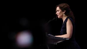 La presidenta Isabel Díaz Ayuso en los XXIV Premios de Cultura