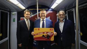 El consejero Jorge Rodrigo durante la presentación del Plan de Movilidad por el Gran Premio de España de Fórmula 1 que se celebra del 11 al 13 de septiembre en la capital