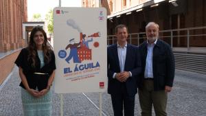 El viceconsejero Luis Martín Izquierdo durante la presentación del proyecto de participación ciudadana El Águila: laboratorio de memorias vivas