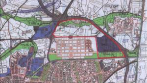 Delimitación ámbito Puerta de Madrid sobre planeamiento vigente
