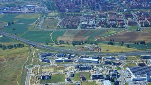 Vista aérea ámbito Puerta de Madrid