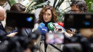 La presidenta Isabel Díaz Ayuso en el Foro La Longevidad tiene nombre de mujer, organizado por la Fundación Más Senior