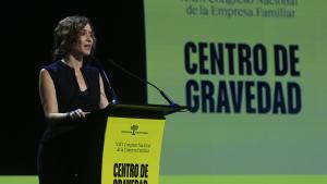 La presidenta Isabel Díaz Ayuso en el XXIX Congreso Nacional de la Empresa Familiar