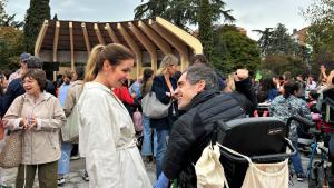 Dávila asiste al acto organizado por la Confederación Española de Organizaciones de Atención a las Personas con Parálisis Cerebral y Afines La consejera Ana Dávila durante el acto de ASPACE por el día mundial de esta discapacidad