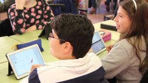 Niños en un colegio de Educación Primaria