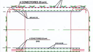 Sección de cajón transversal