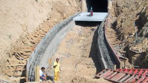 Túnel de conexión entre las cocheras y Línea 10