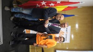 El consejero Carlos Izquierdo en la entrega de los premios al Reconocimiento de Parkinson.