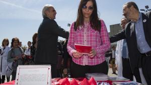 Enrique Ruiz Escudero en el acto del Día Mundial de la Hemofilia