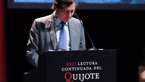 Álvaro Ballarín leyendo El Quijote