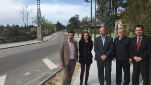 Pedro Rollán visita Hoyo de Manzanares