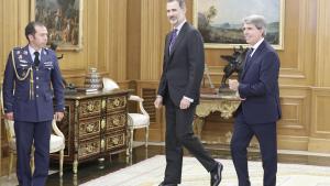 El presidente de la Comunidad de Madrid, Ángel Garrido, ha sido recibido en audiencia por el Rey Felipe VI, tras ser investido el pasado 18 de mayo El presidente de la Comunidad de Madrid, Ángel Garrido, ha sido recibido en audiencia por el Rey Felipe VI, tras ser investido el pasado 18 de mayo