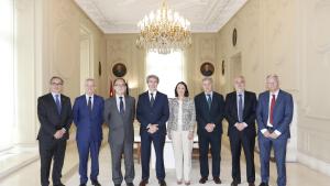 Garrido se reúne con las autoridades judiciales y fiscales de la región