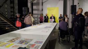 Jaime de los Santos, consejero de Cultura, Turismo y Deportes, ha presentado hoy la exposición, que podrá verse hasta el 29 de julio