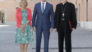 Garrido durante su visita