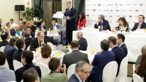 Garrido participa en los desayunos informativos de Europa Press