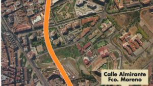 Esquema aéreo de las obras Esquema aéreo de las obras