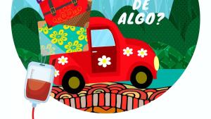 Cartel donación de sangre en verano