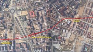 Esquema aéreo de las obras Esquema aéreo de las obras