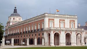 Fachada oeste del Palacio de Aranjuez. 