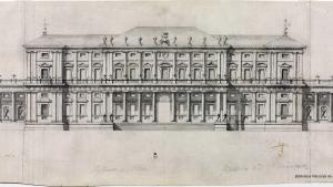 Proyecto de fachada. (Biblioteca Nacional de España).