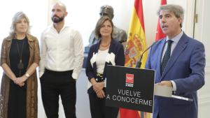 Ángel Garrido durante su intervención en el acto Ángel Garrido durante su intervención en el acto