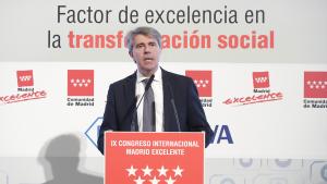 Ángel Garrido durante su intervención en el acto