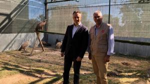 Carlos Izquierdo visita el Centro de Recuperación de Animales Silvestres (CRAS) con motivo del Día Mundial de los Animales Carlos Izquierdo visita el Centro de Recuperación de Animales Silvestres (CRAS) con motivo del Día Mundial de los Animales