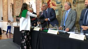 Izquierdo clausura el acto del Colegio Oficial de Veterinarios en honor a su patrón