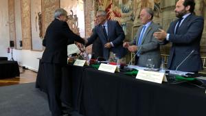 Izquierdo clausura el acto del Colegio Oficial de Veterinarios en honor a su patrón