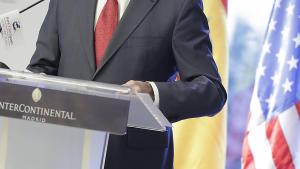 Ángel Garrido durante su intervención en el acto